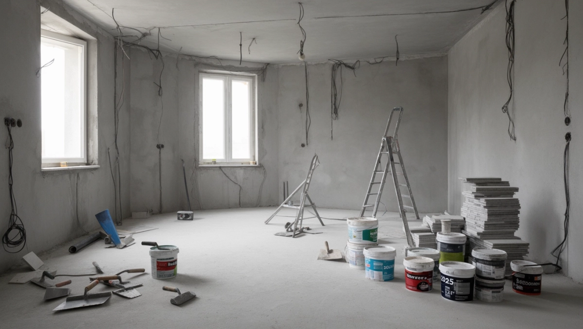 cena wykończenia mieszkania za m2 2025 robocizna