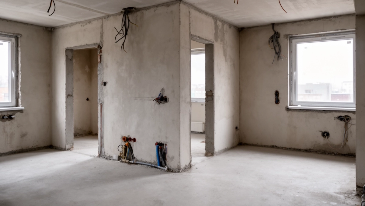 Mieszkanie do wykończenia co to znaczy