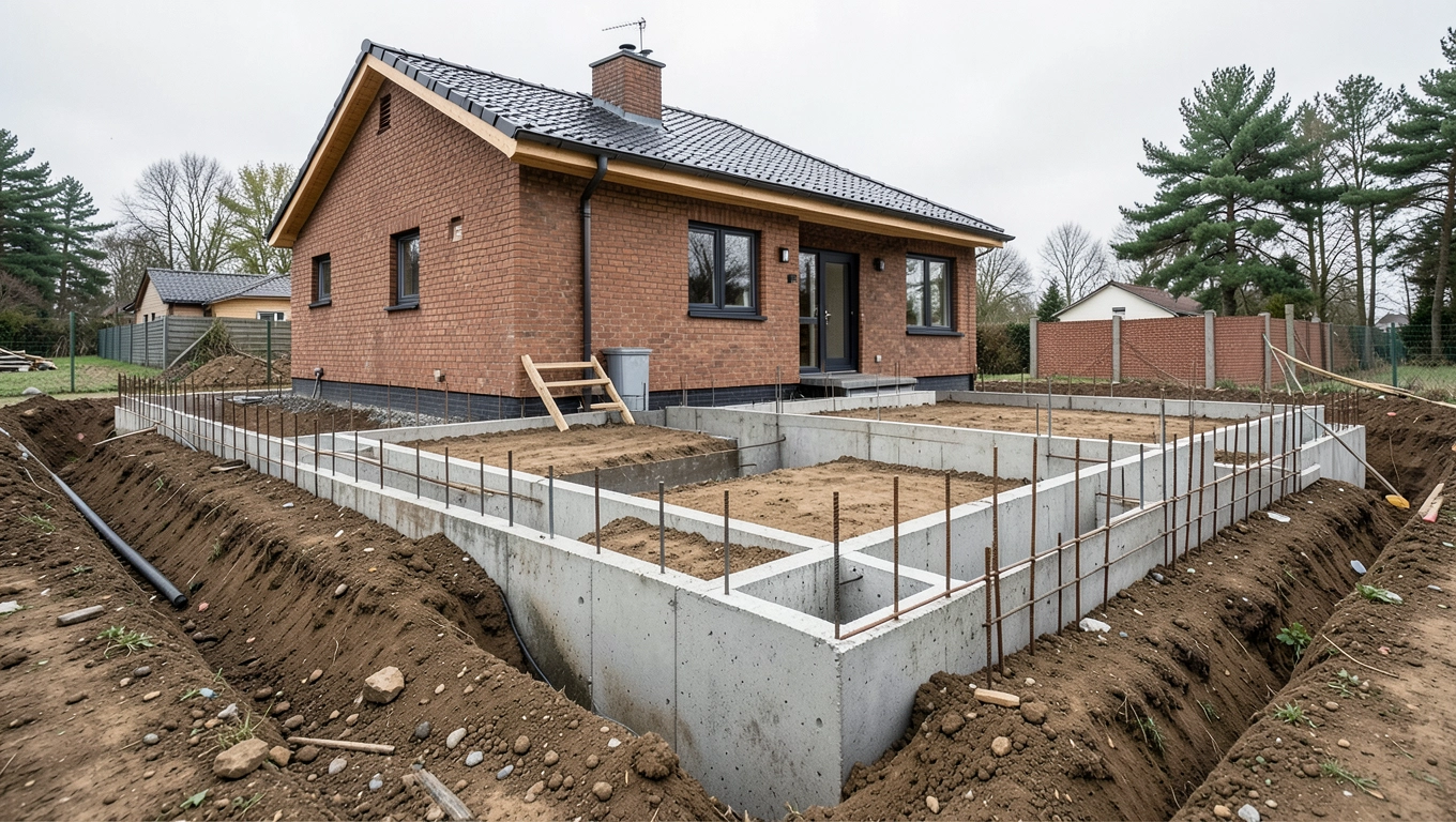 Rodzaje fundamentów – ceny pod dom 120 m²