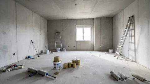 Cena wykończenia mieszkania bez materiału