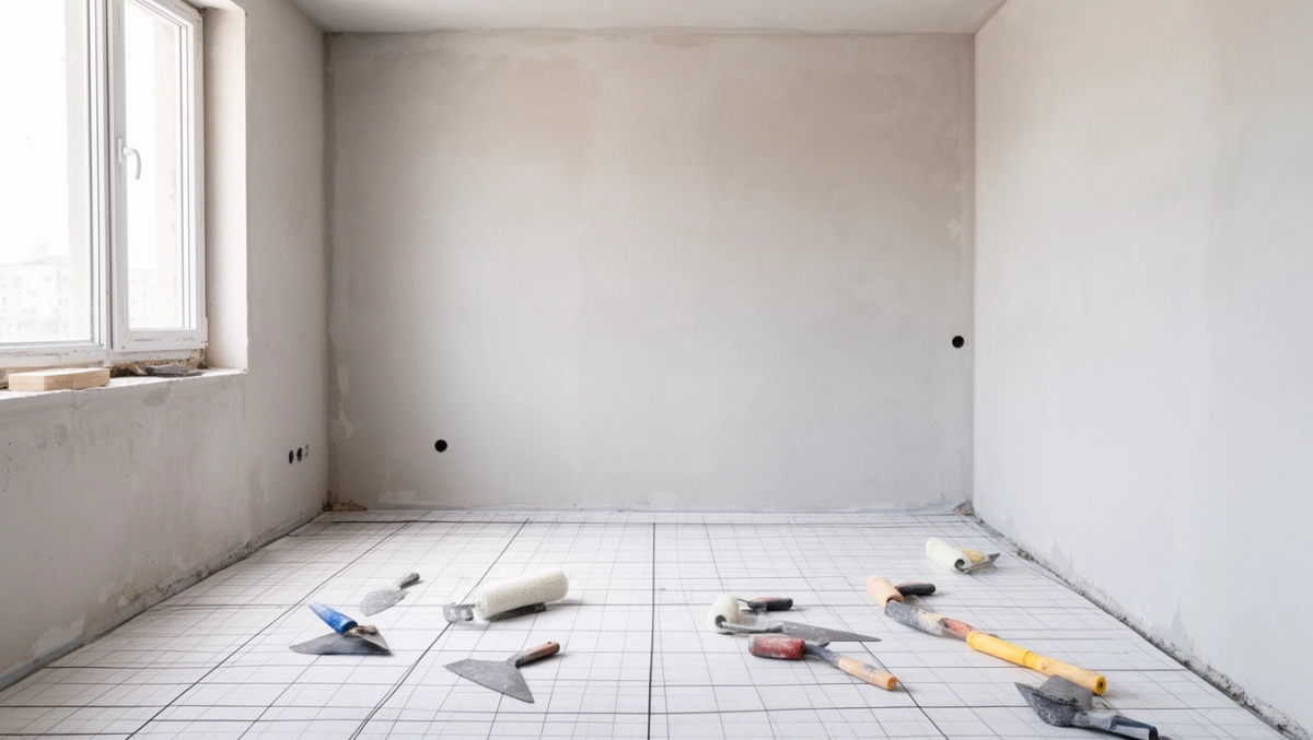 Wykończenie mieszkania koszt robocizny za m2 bez materiału